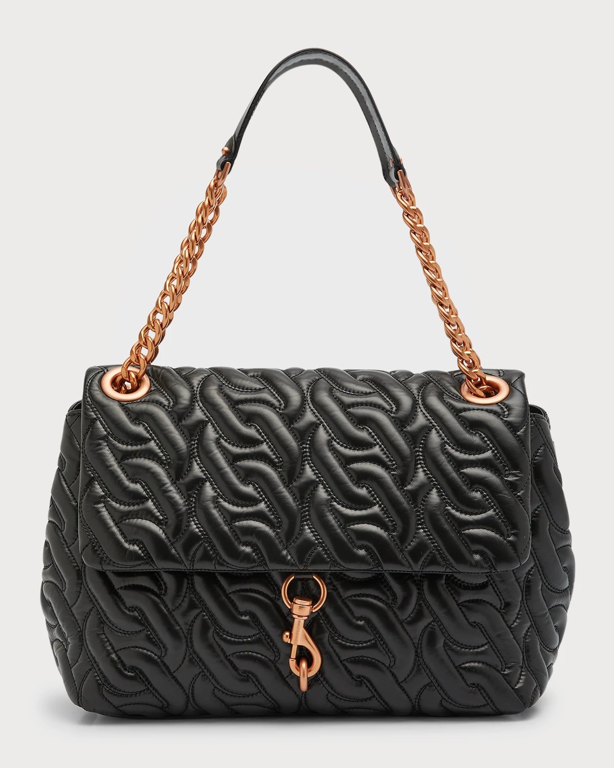 Rebecca Minkoff Edie Maxi ChevronQuilted Chain Shoulder Bag Neiman Marcus