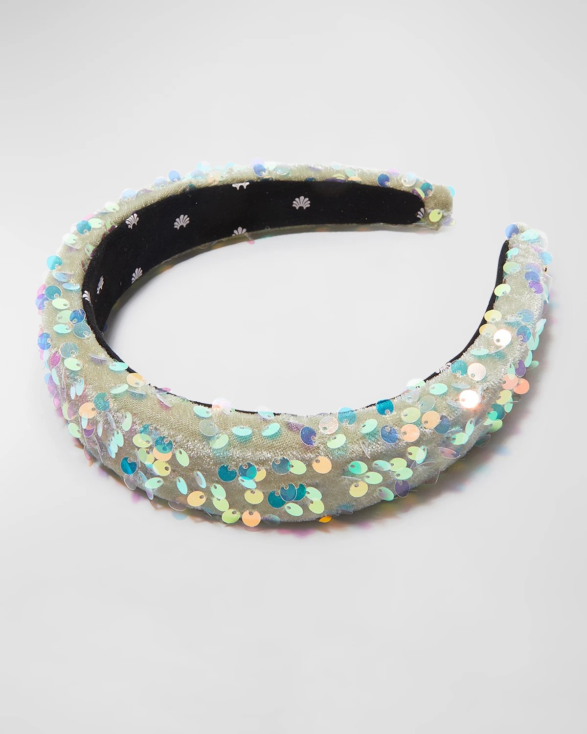 Versace Medusa Padded Velvet Headband Neiman Marcus