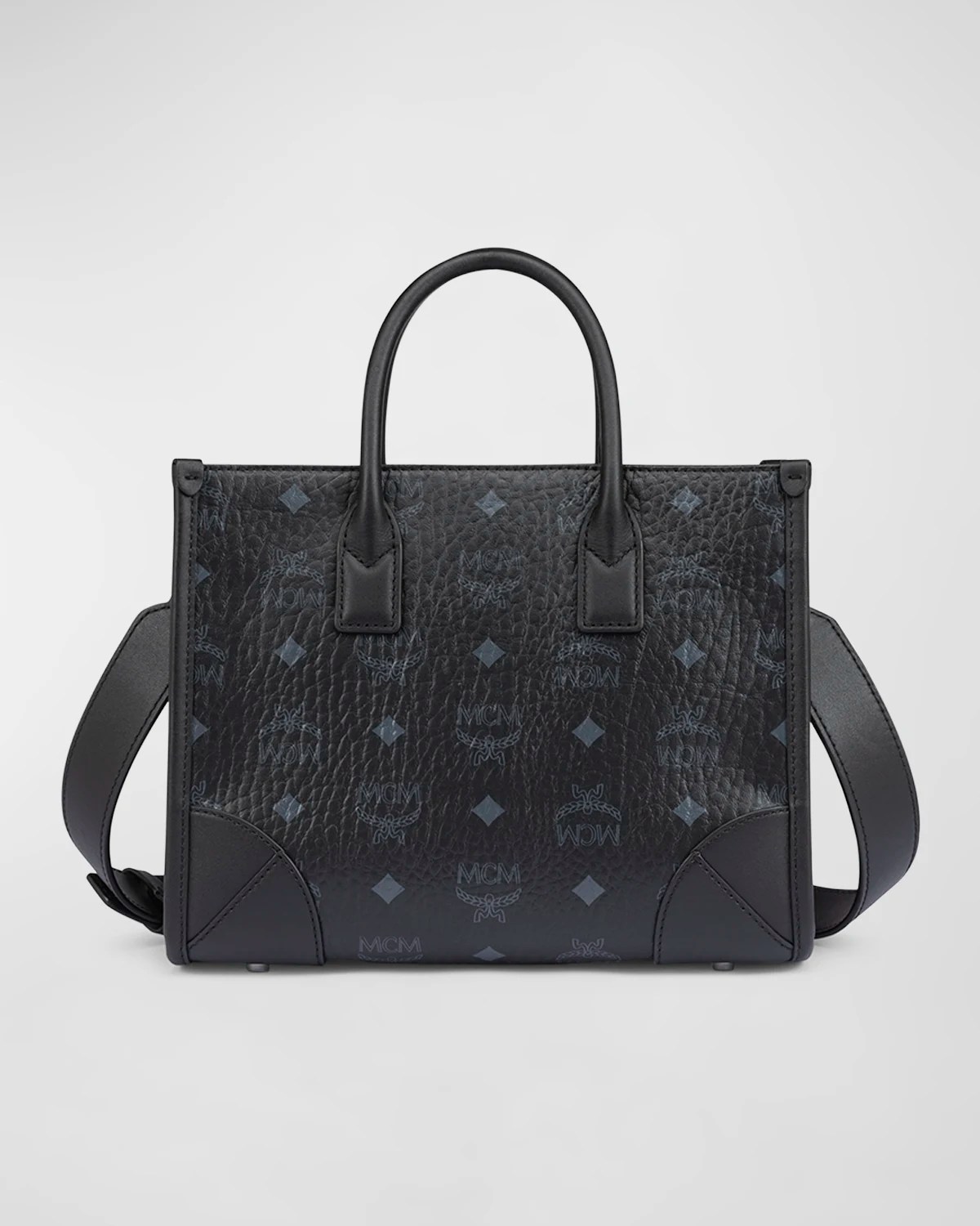 MCM Munchen Large Monogram Tote Bag Neiman Marcus