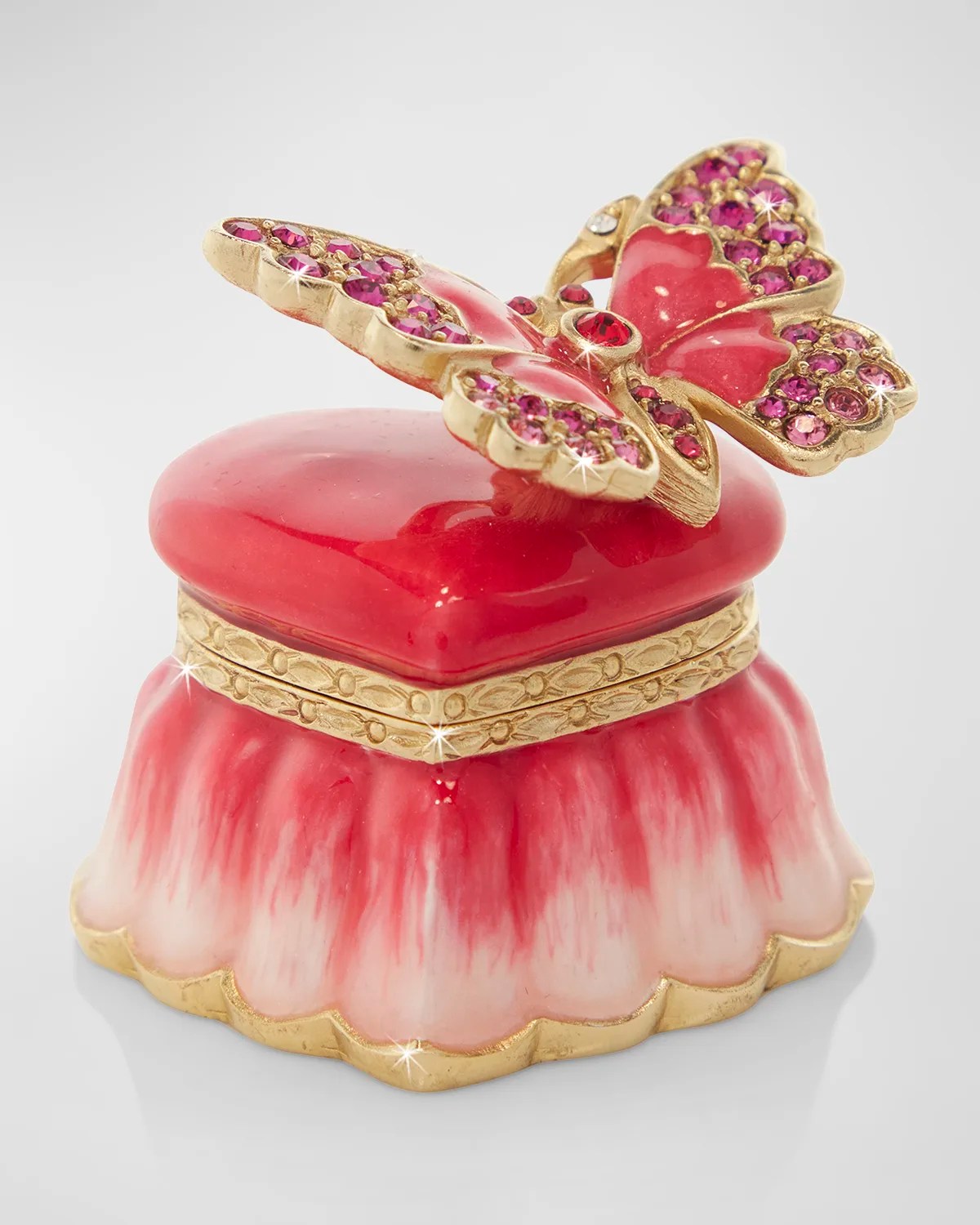 Jay Strongwater Butterfly Heart Box Neiman Marcus