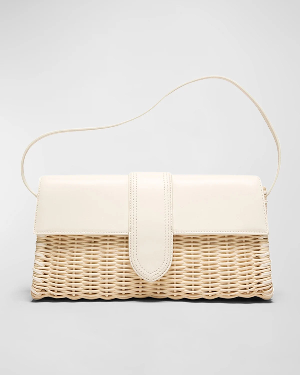 Jacquemus Le Bambino Long Leather Shoulder Bag Neiman Marcus