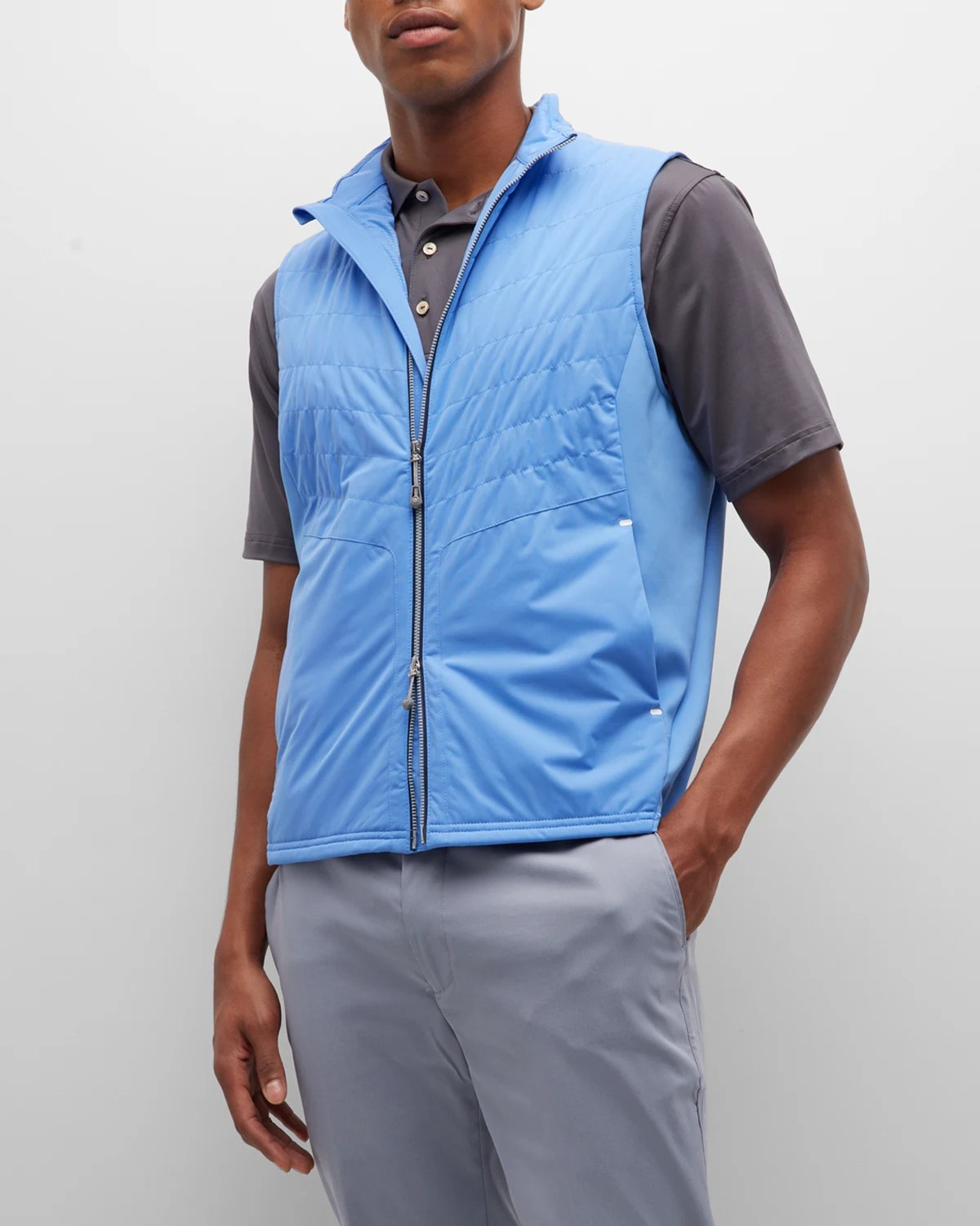 Peter Millar Men's Hyperlight Fuse Hybrid Vest Neiman Marcus