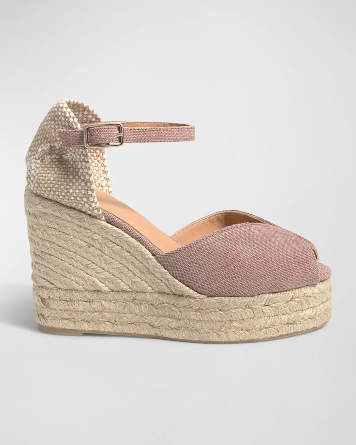 Castaner Chiara AnkleWrap Espadrille Wedges Neiman Marcus