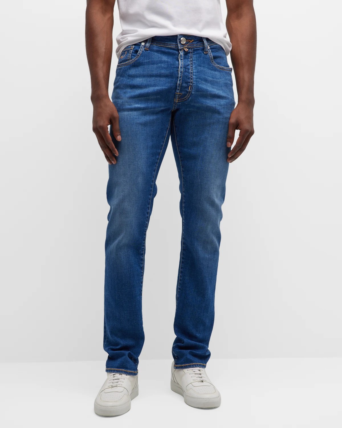 Jacob Cohen Men's Slim Fit Stretch Denim Jeans Neiman Marcus