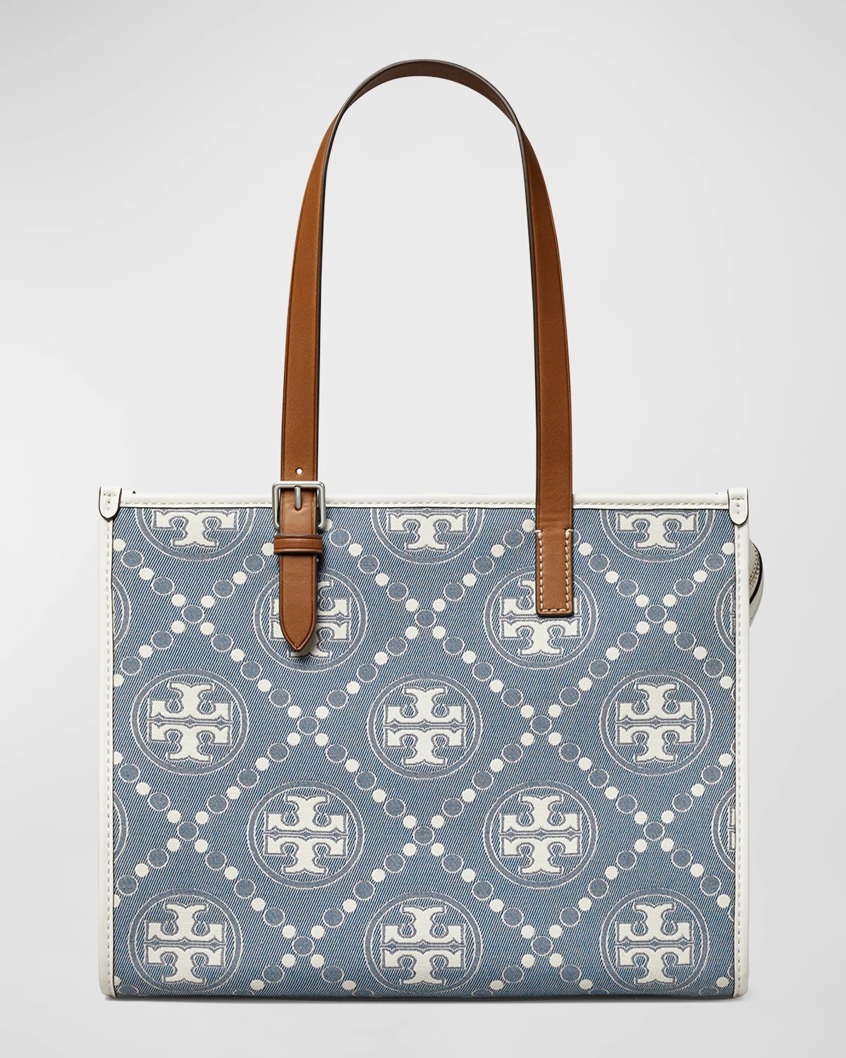 Tory Burch T Monogram Jacquard Small Tote Bag Neiman Marcus