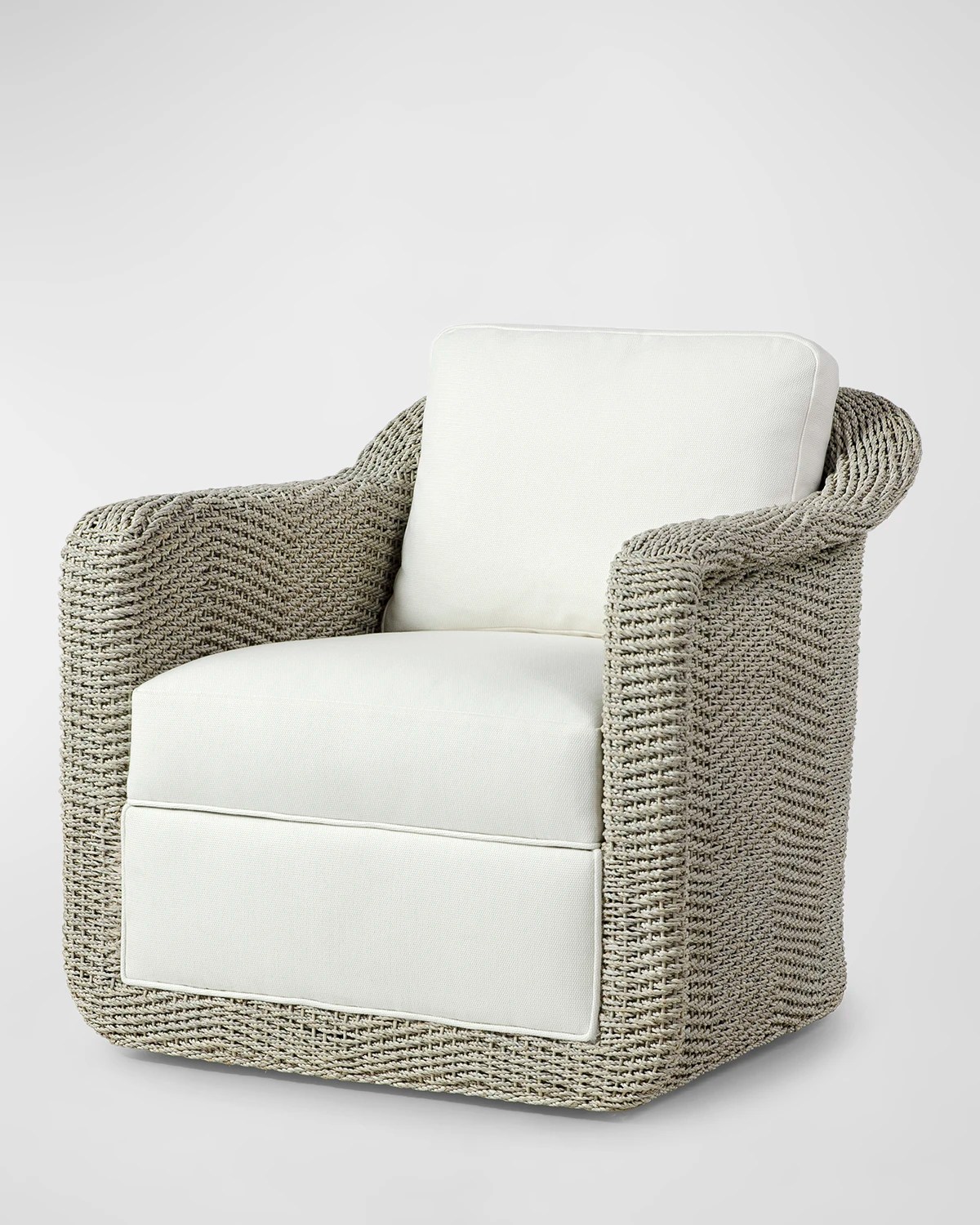 Palecek Carmine Swivel Lounge Chair Neiman Marcus