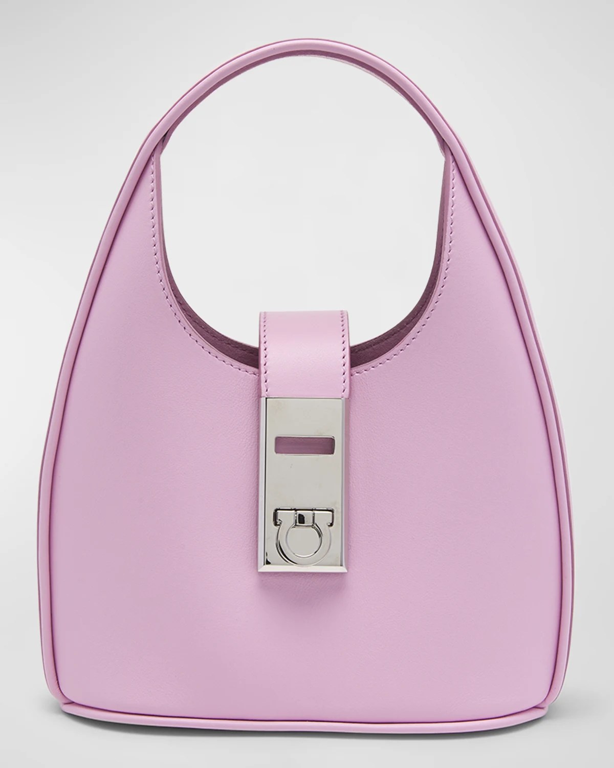 Ferragamo Archive Gancio Leather Hobo Bag Neiman Marcus
