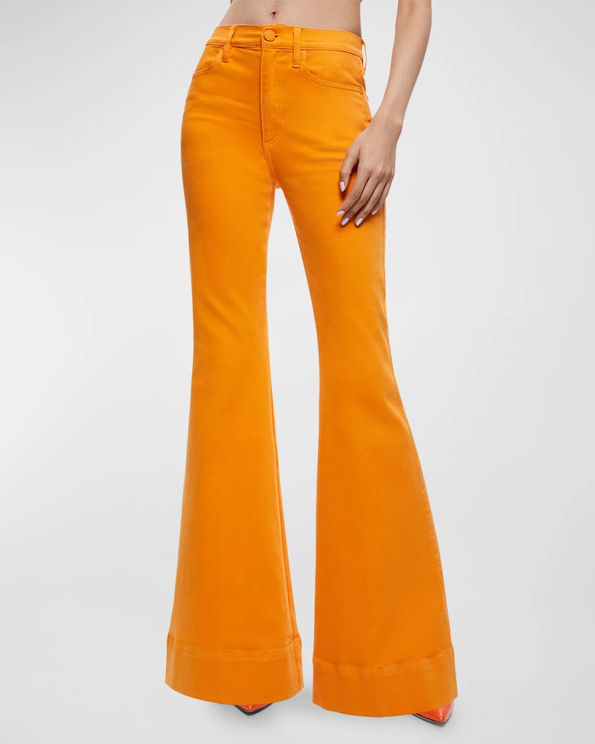 Alice + Olivia Amazing HighRise Boyfriend Embellished Jeans Neiman