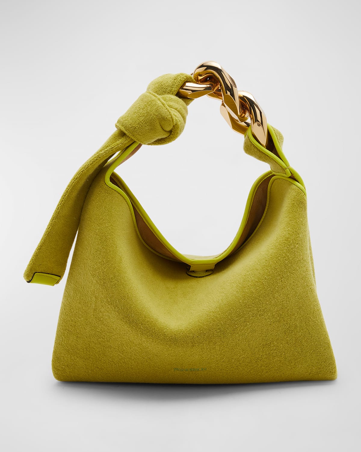 JW Anderson Small Chain Leather Hobo Bag Neiman Marcus