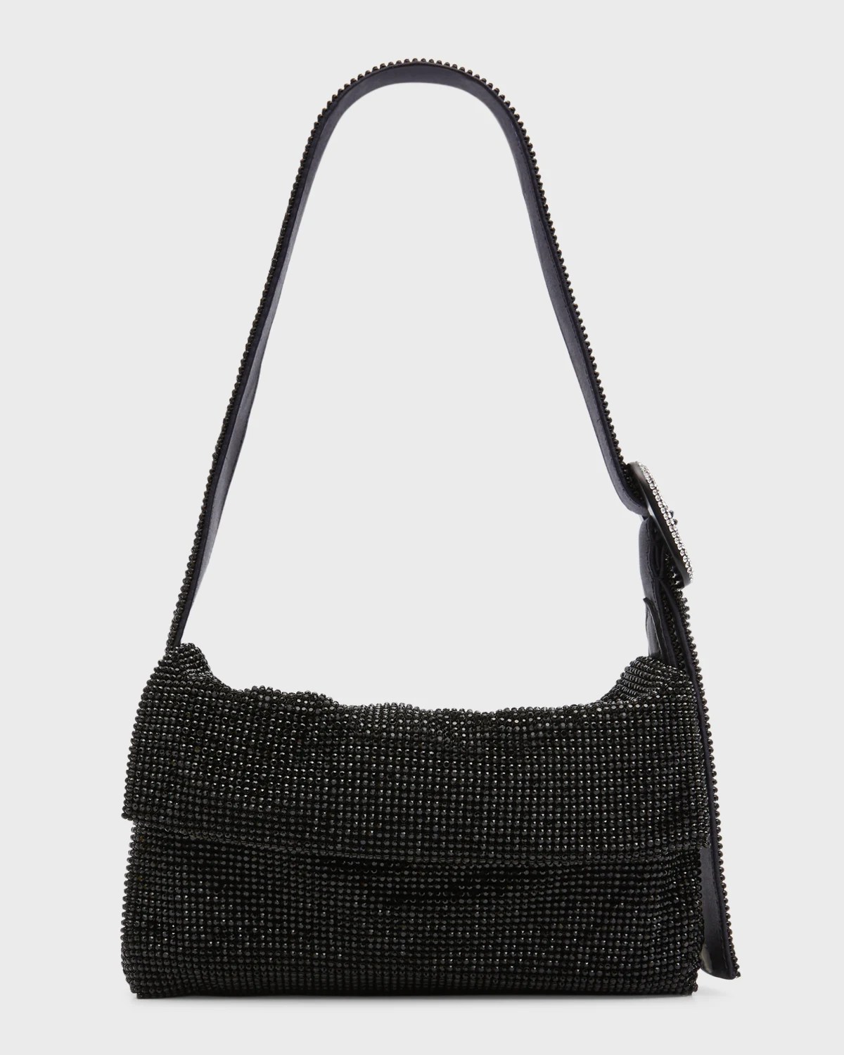 Benedetta Bruzziches Vitty La Mignon Rhinestone Mesh Shoulder Bag