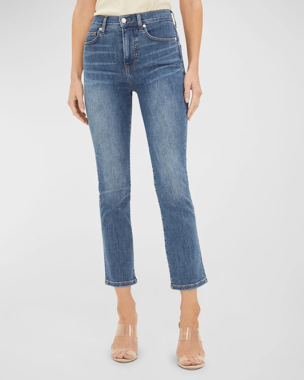Veronica Beard Jeans Carly Kick Flare Ankle Jeans Neiman Marcus