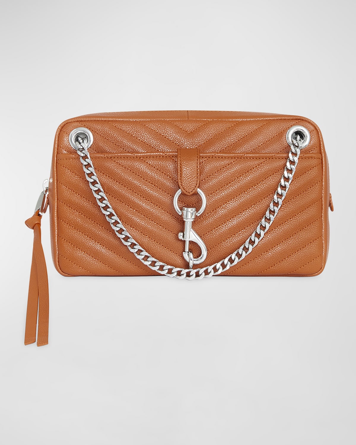 Rebecca Minkoff Edie Maxi Zip Leather Chain Shoulder Bag Neiman Marcus