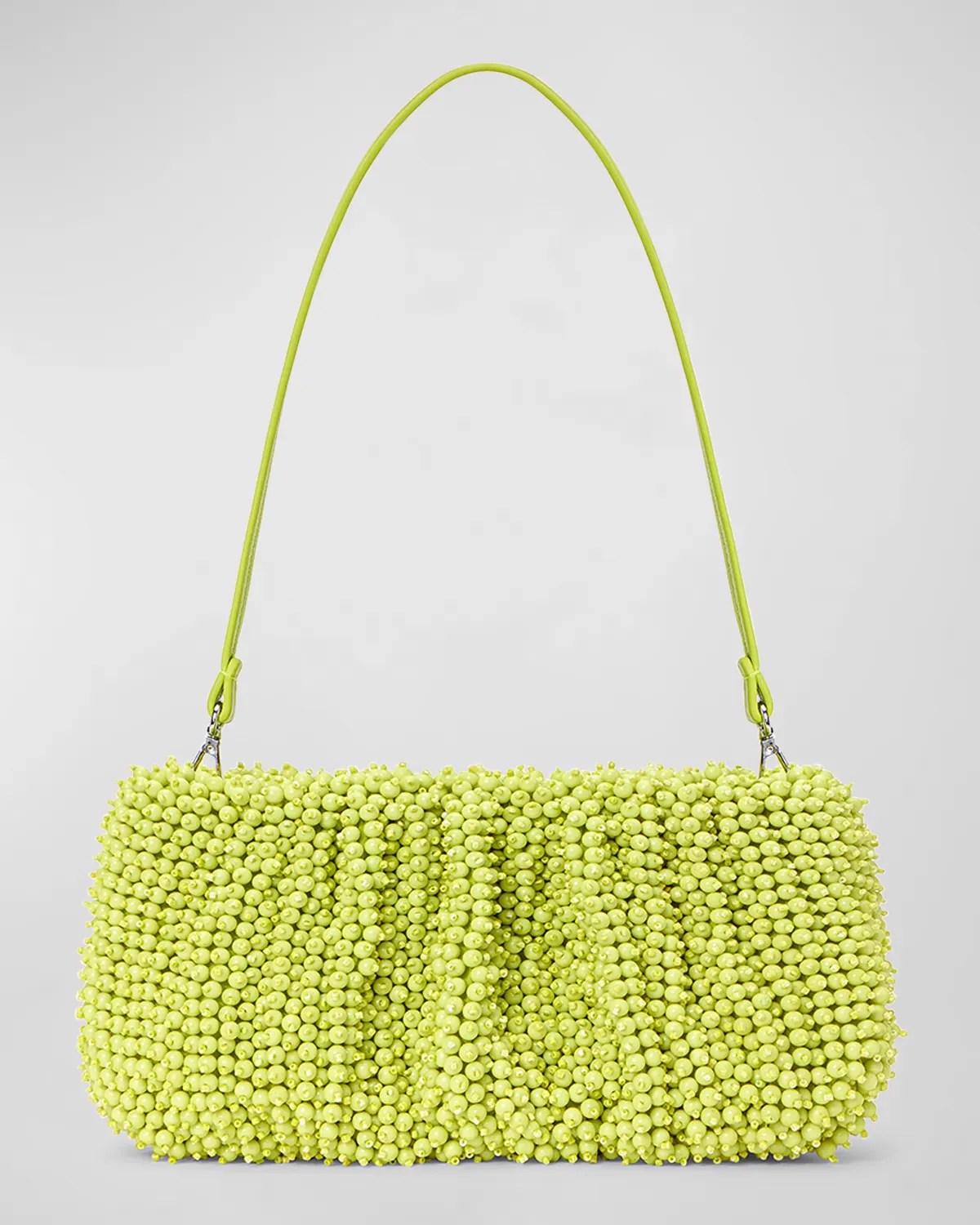 Staud Bean Beaded Shoulder Bag Neiman Marcus