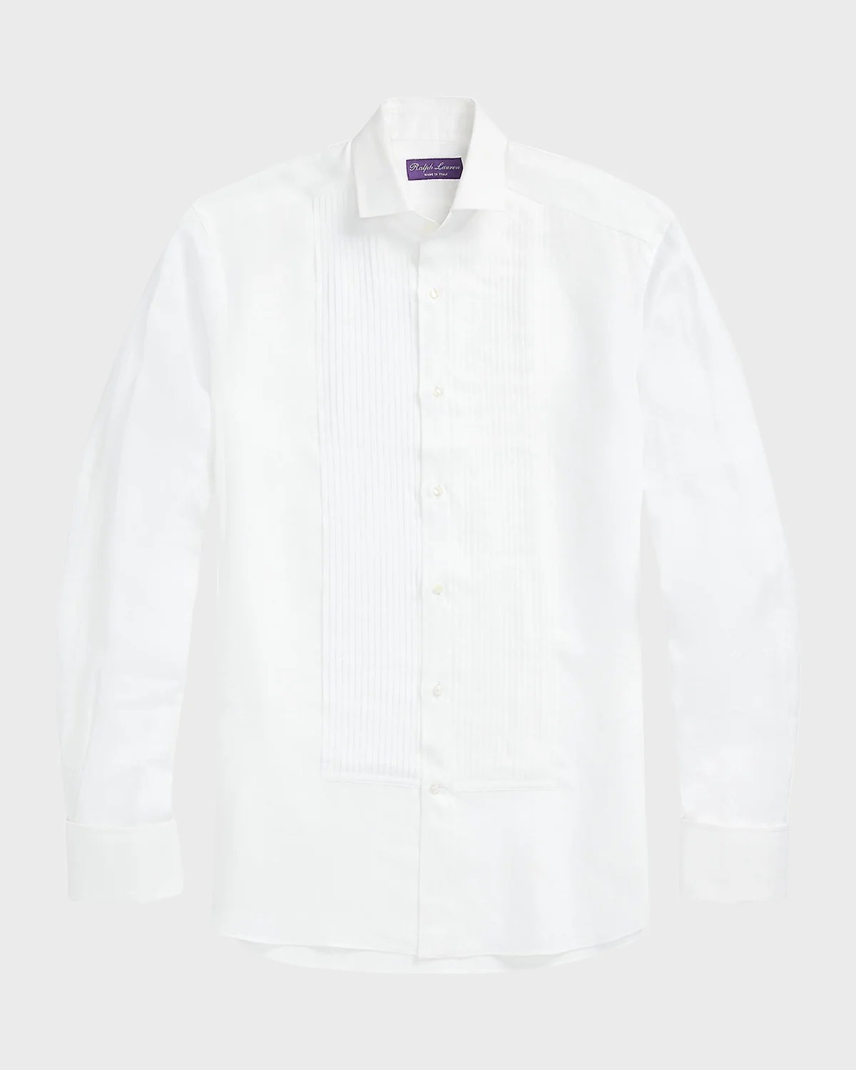 Alexander McQueen Men's PleatedBib Tuxedo Shirt Neiman Marcus