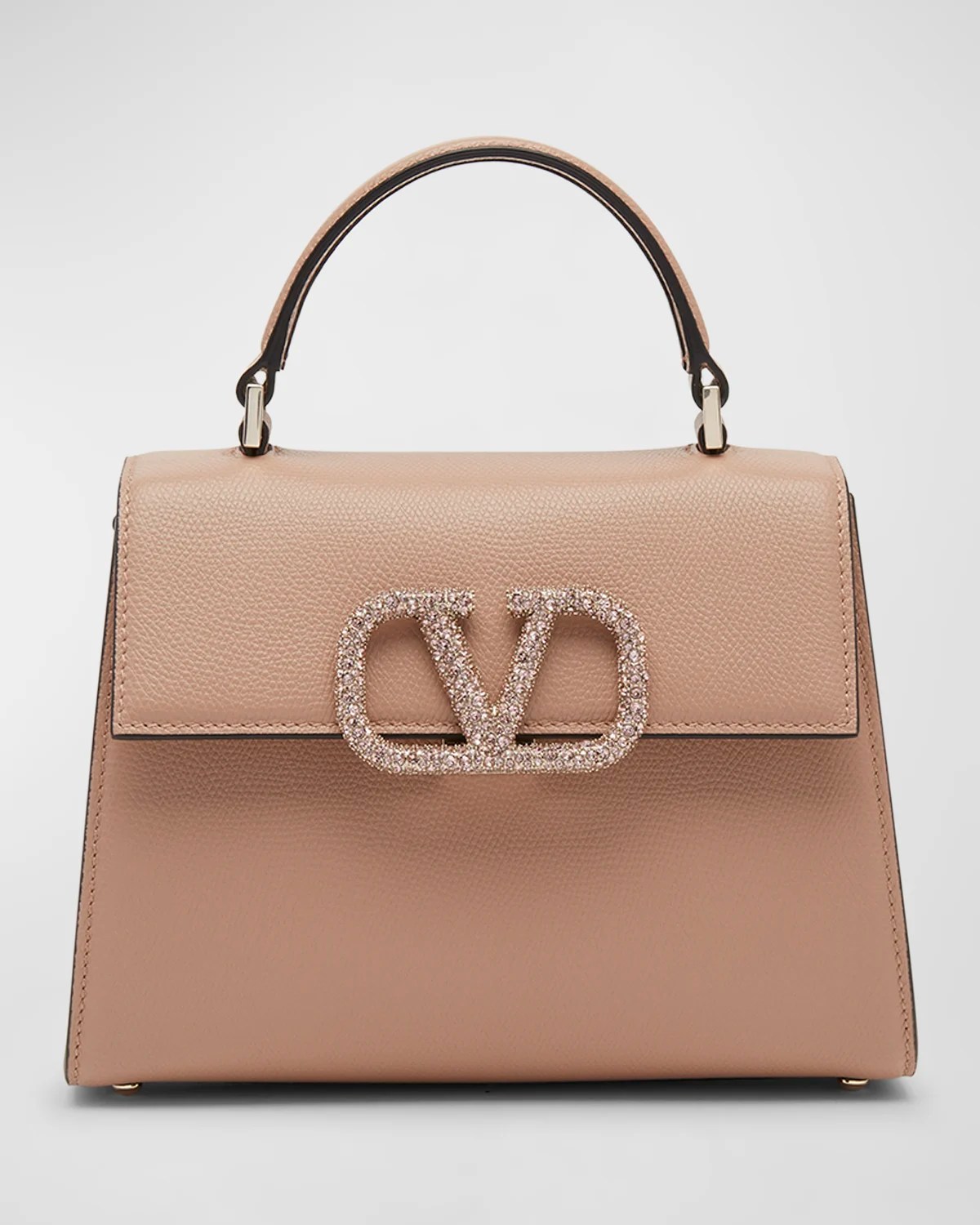 Valentino Garavani VSLING Small Leather TopHandle Bag Neiman Marcus