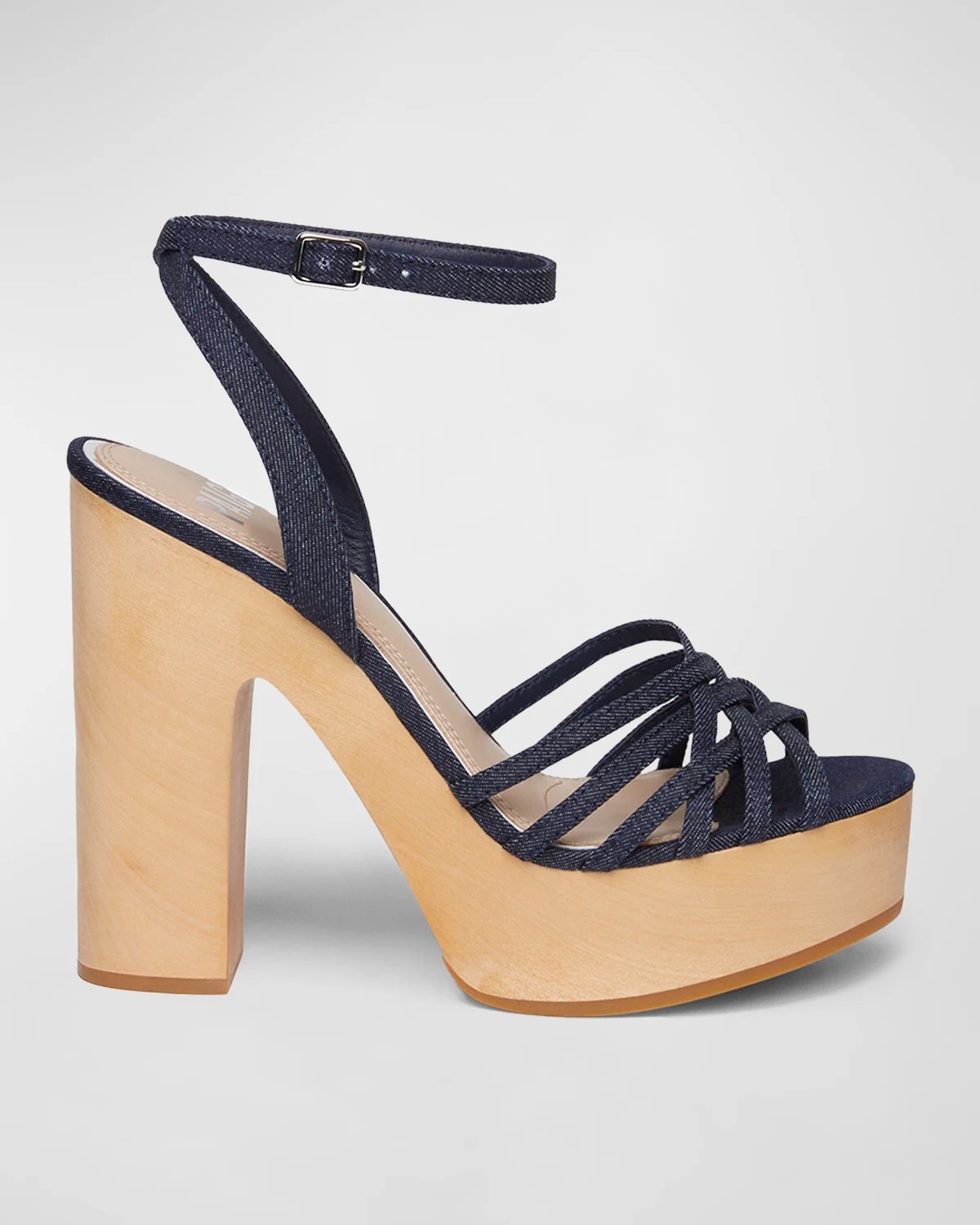 Jimmy Choo Gal Raffia Cork AnkleTie Platform Sandals Neiman Marcus