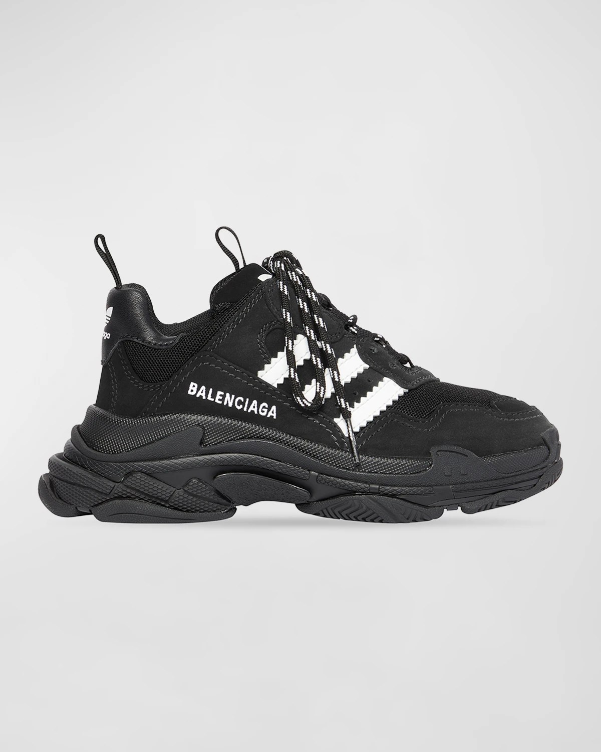 Balenciaga Kids' Triple S Logotype Sneaker Neiman Marcus