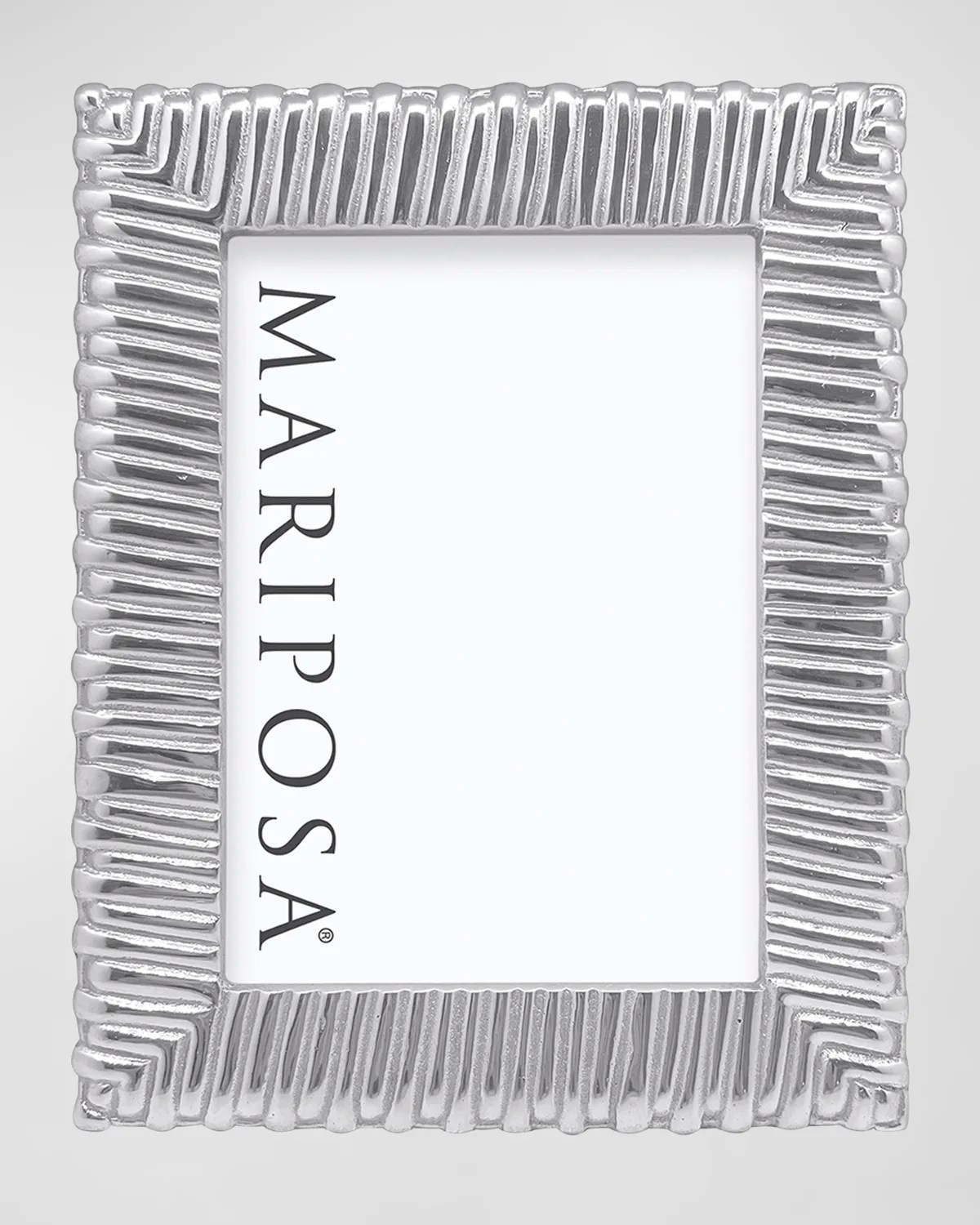 Mariposa Linen with Dog Bone Frame, 5" x 7" Neiman Marcus