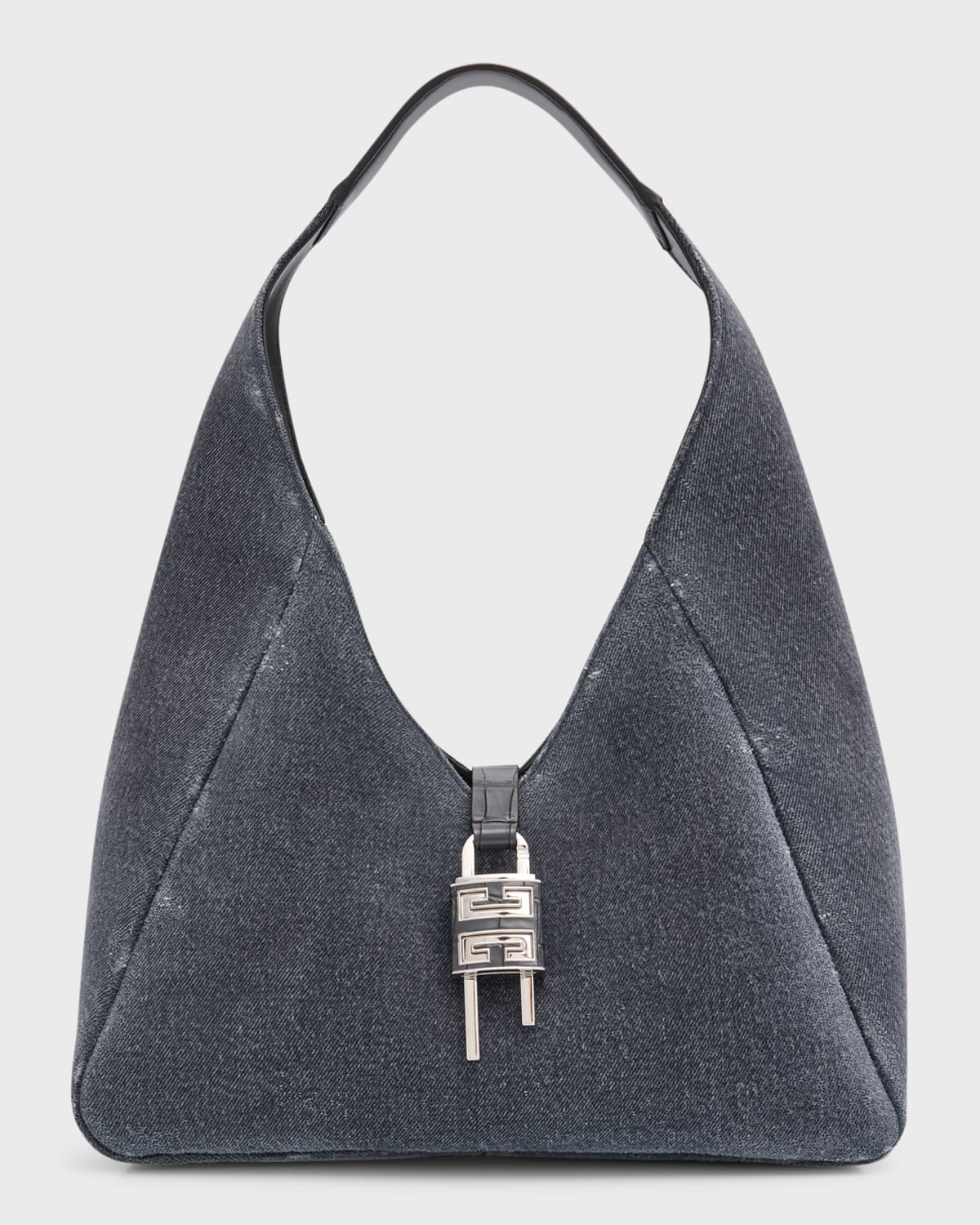 Givenchy Mini Padlock Hobo Bag in Calf Leather Neiman Marcus