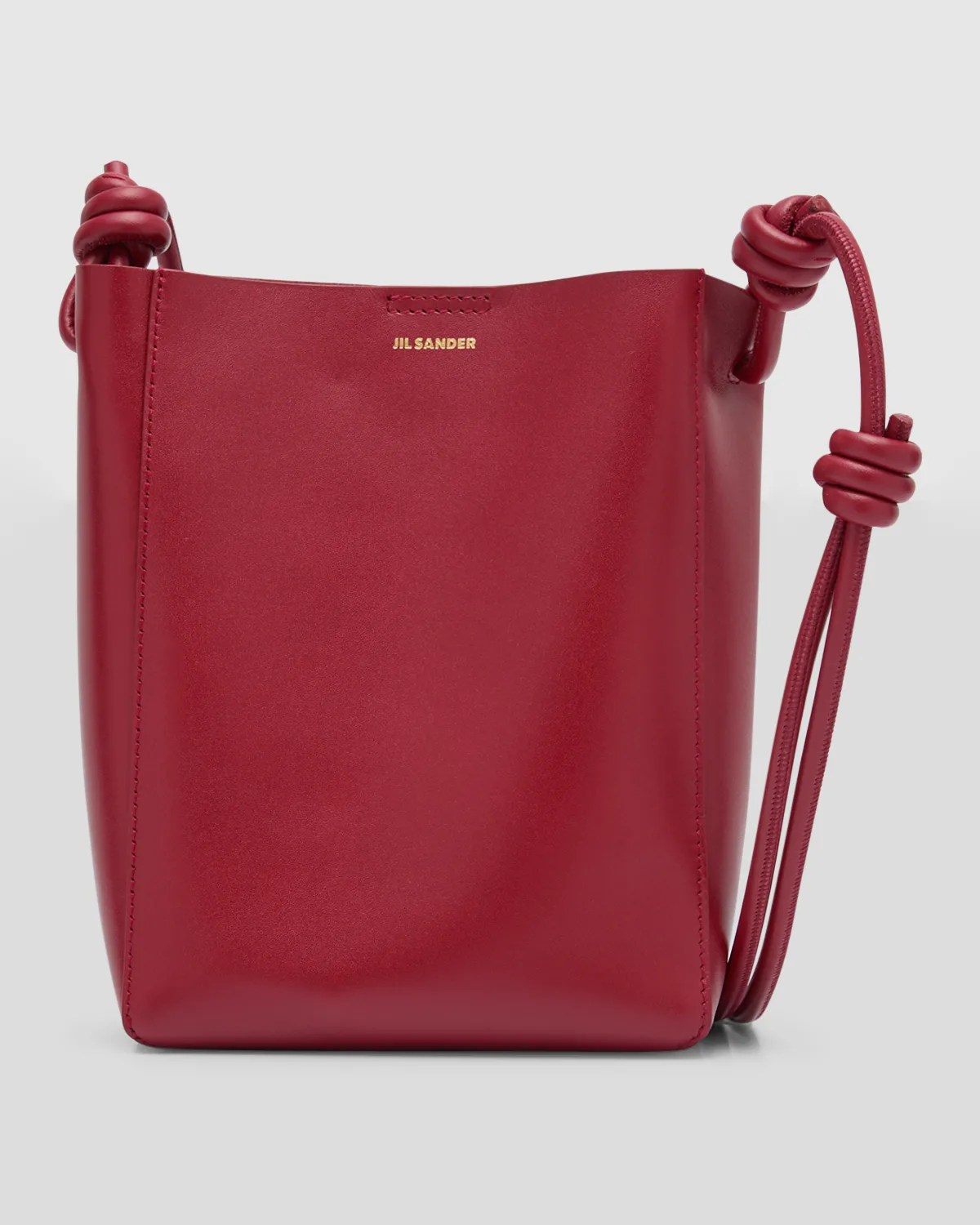 Jil Sander Giro Knot Leather Crossbody Bag Neiman Marcus