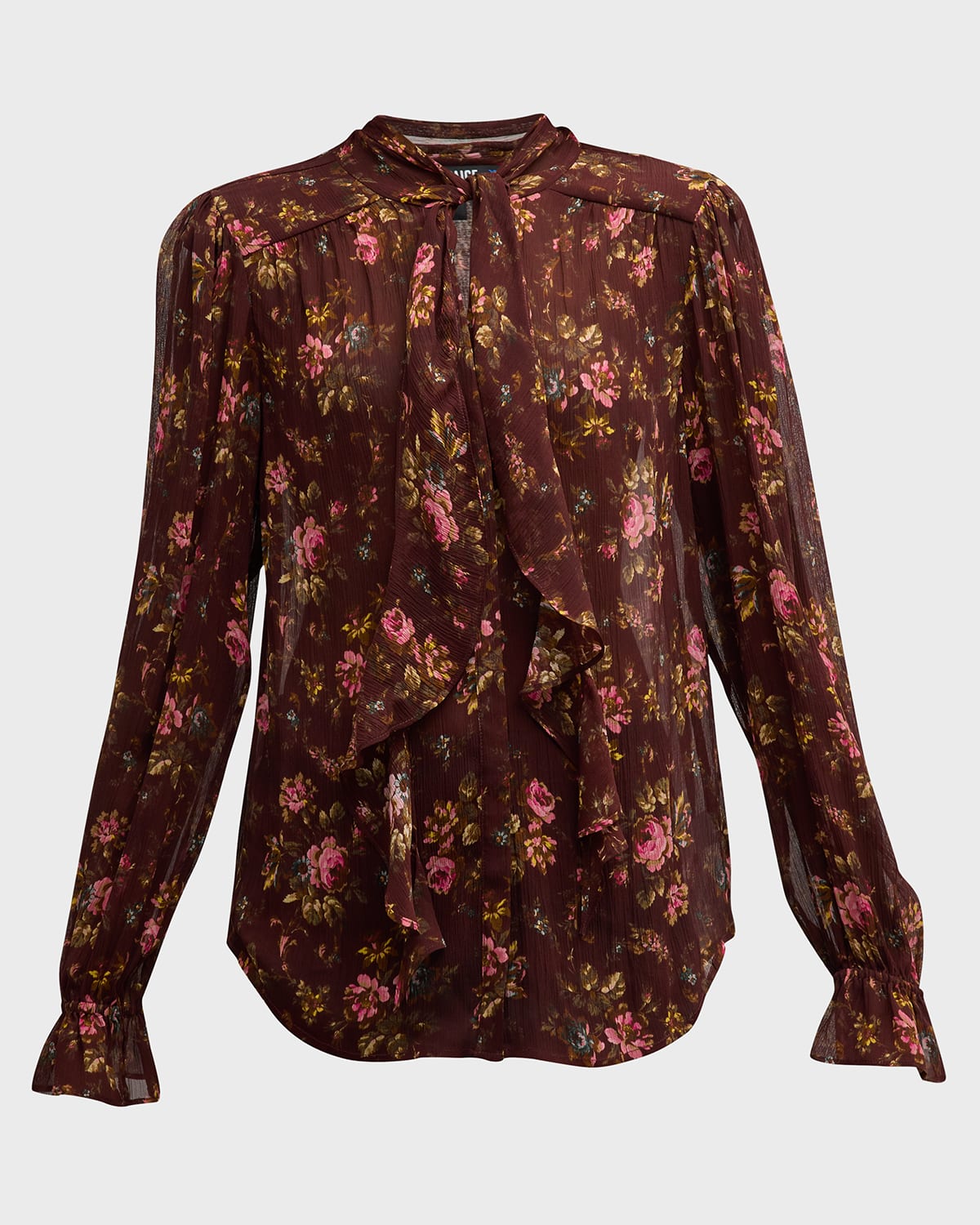 PAIGE Katya LongSleeve Ruffled Blouse Neiman Marcus