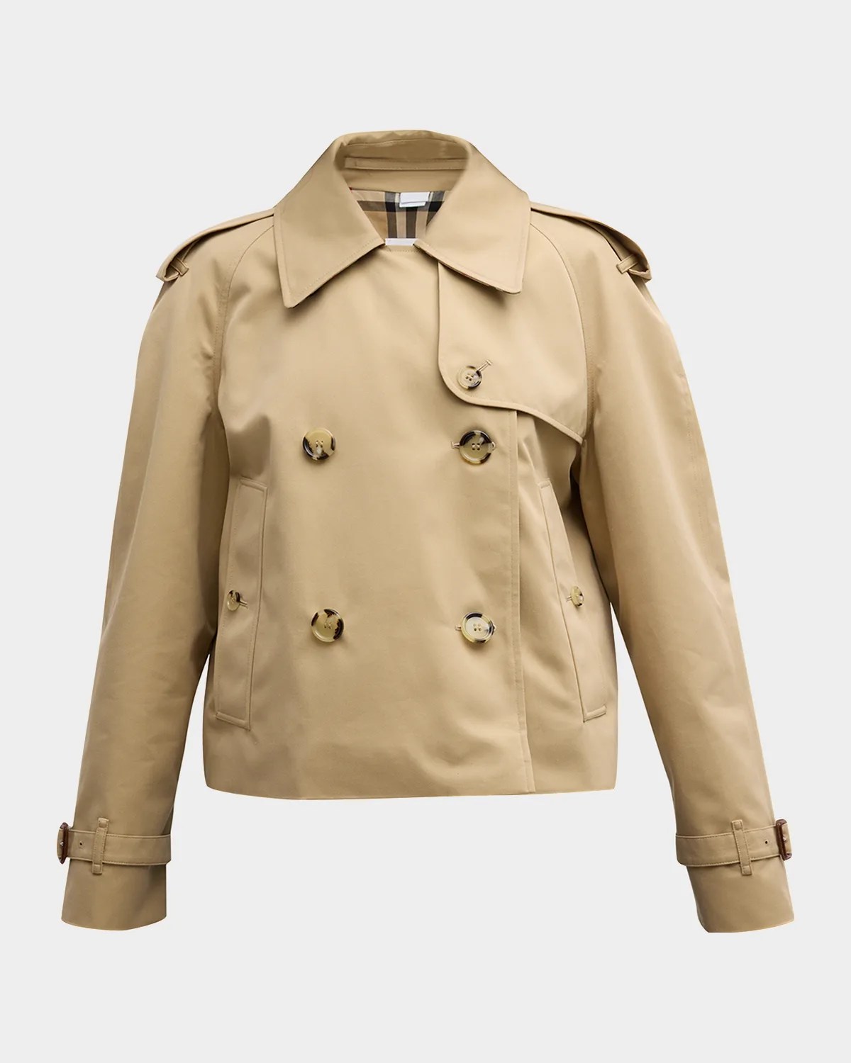 Burberry Pippacott Short Trench Coat Neiman Marcus
