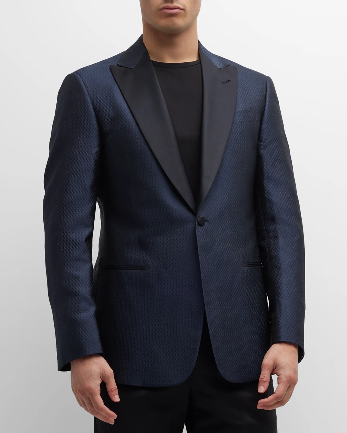 Armani Men's Jacquard Dinner Jacket Neiman Marcus