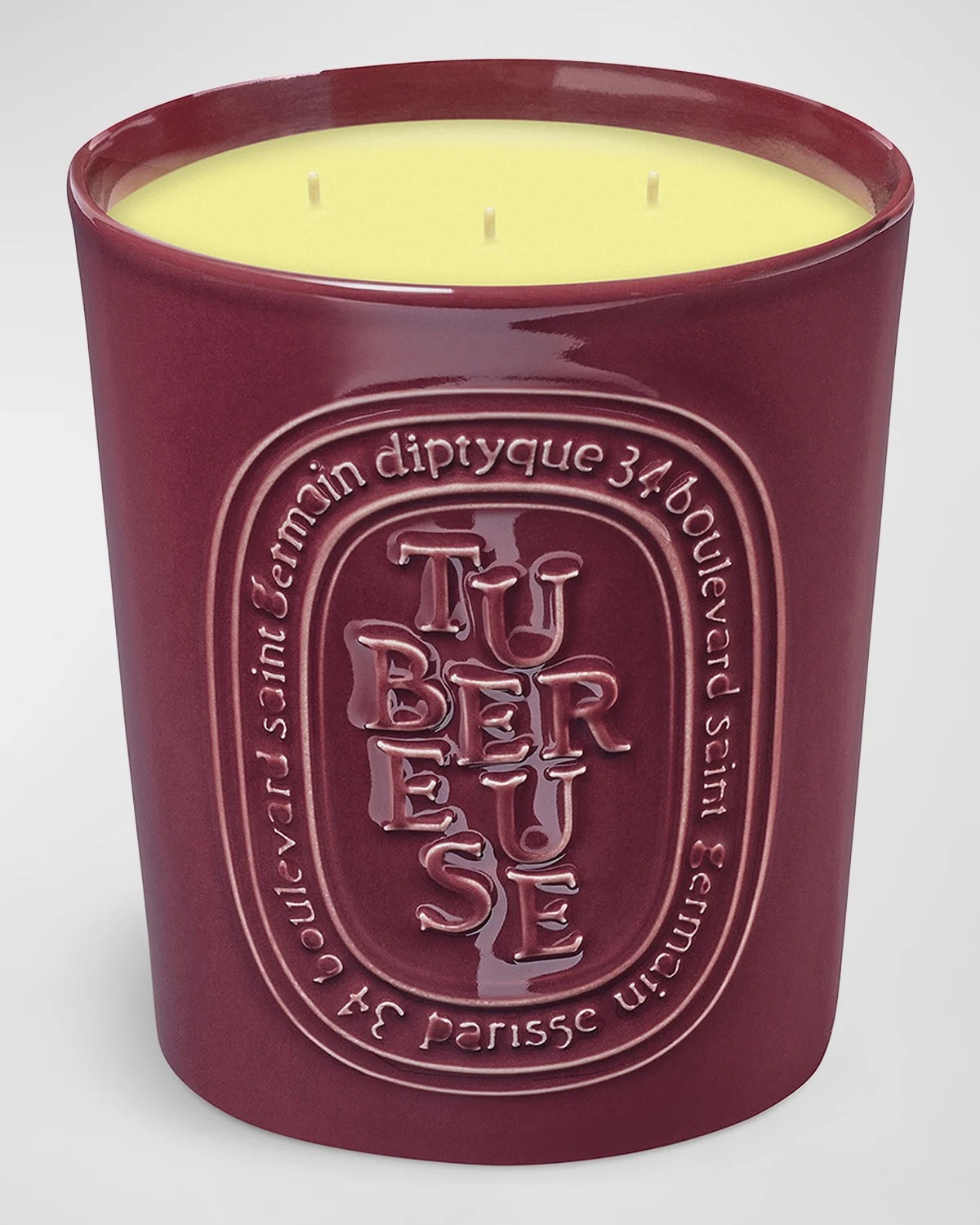 DIPTYQUE Tubereuse (Tuberose) Scented Red Candle, 10.2 oz. Neiman Marcus