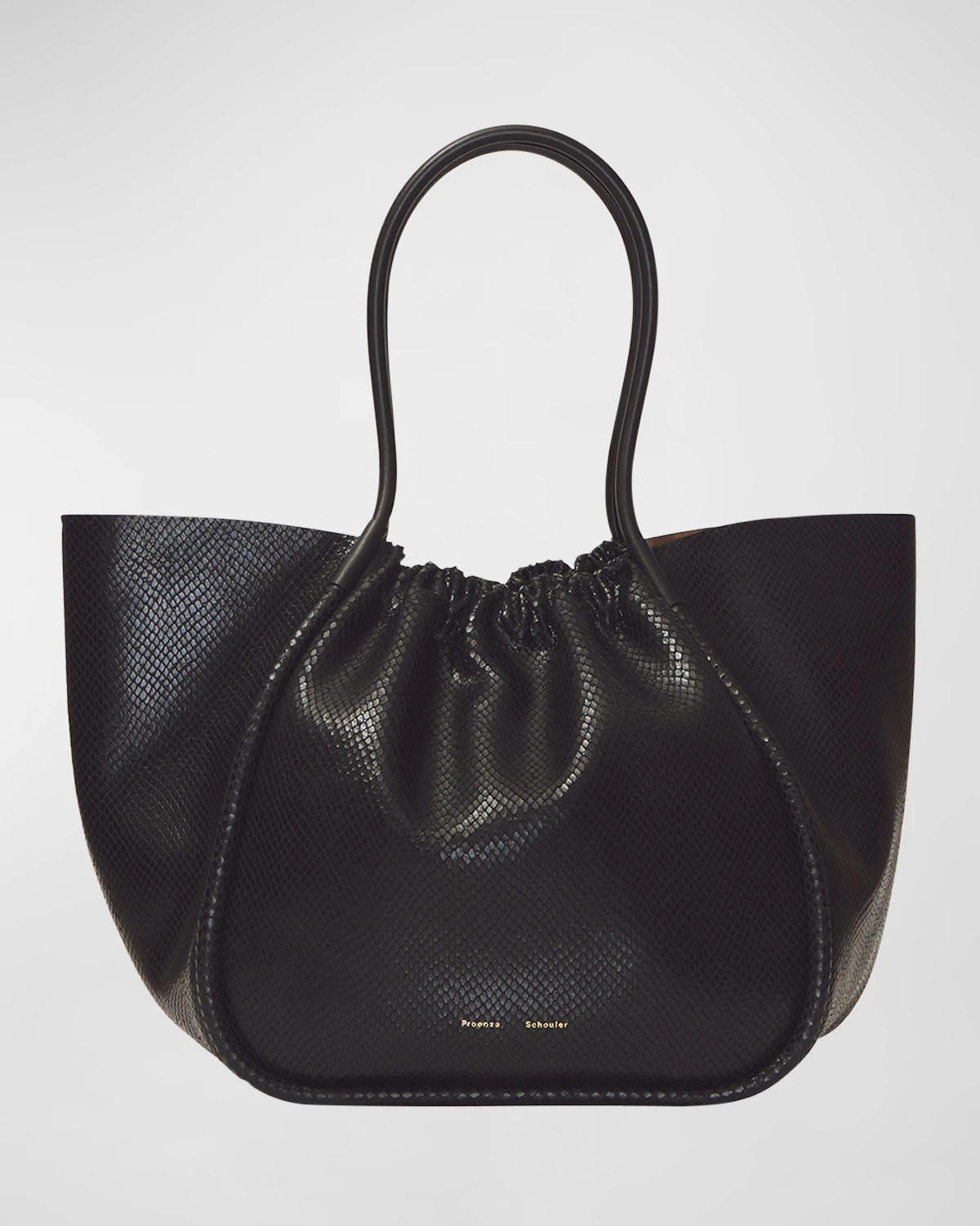 Proenza Schouler Ruched Raffia Tote Bag Neiman Marcus