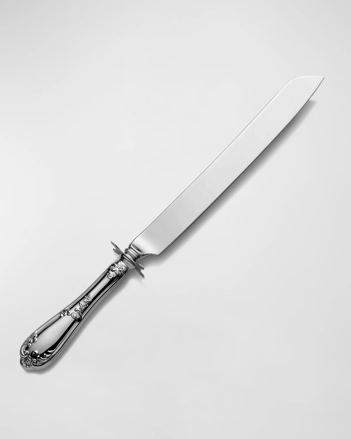 Wallace Silversmiths French Regency Wedding Cake Knife, Hollow Handle Neiman Marcus