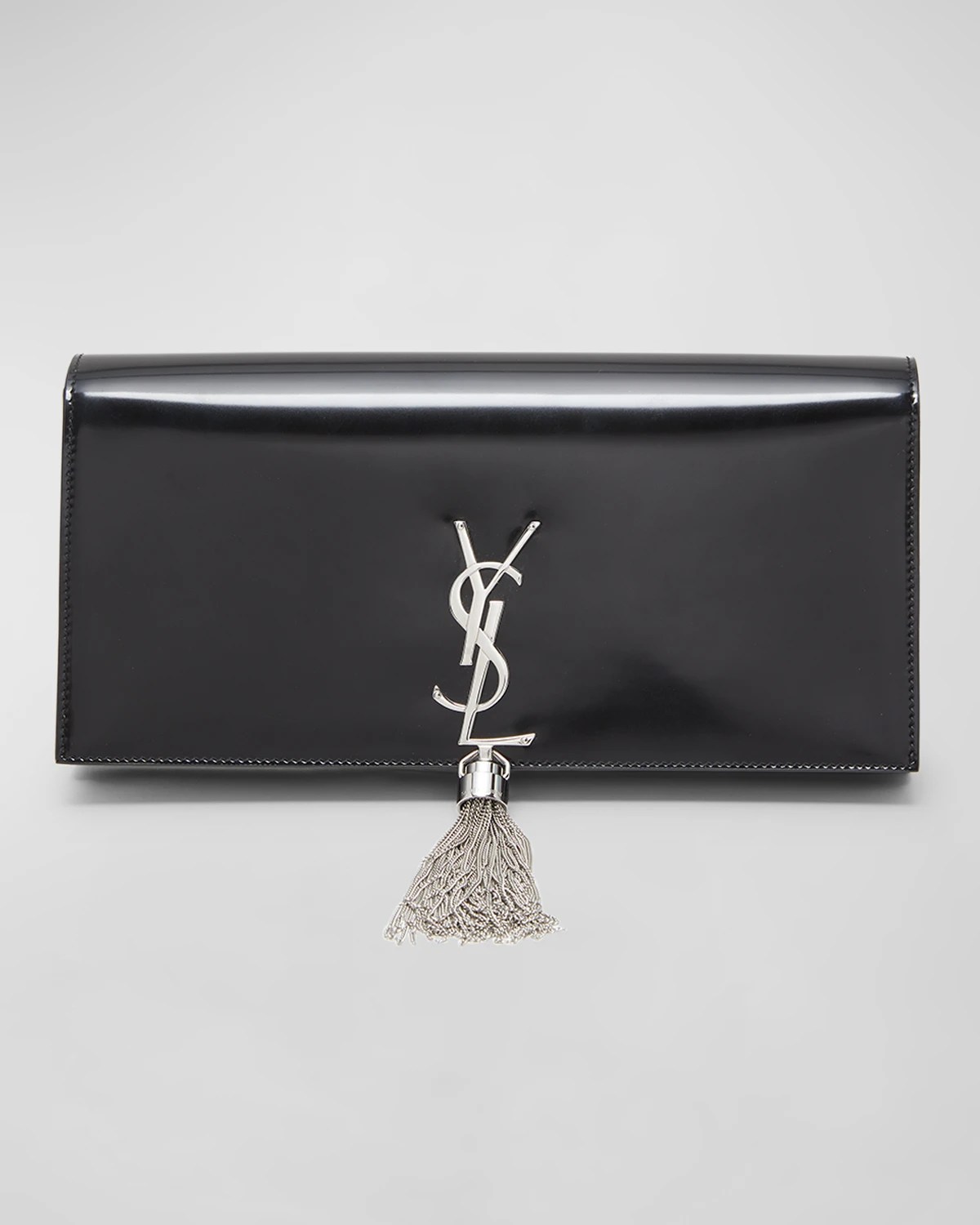 Saint Laurent Kate YSL Quilted Leather Clutch Bag Neiman Marcus