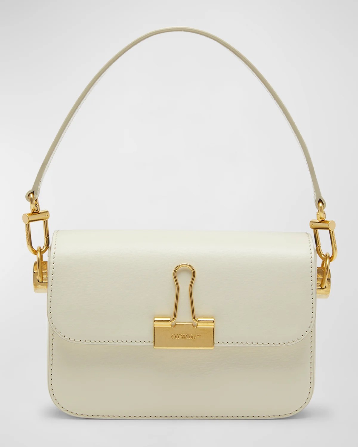 OffWhite Skeleton Binder Leather Crossbody Bag Neiman Marcus