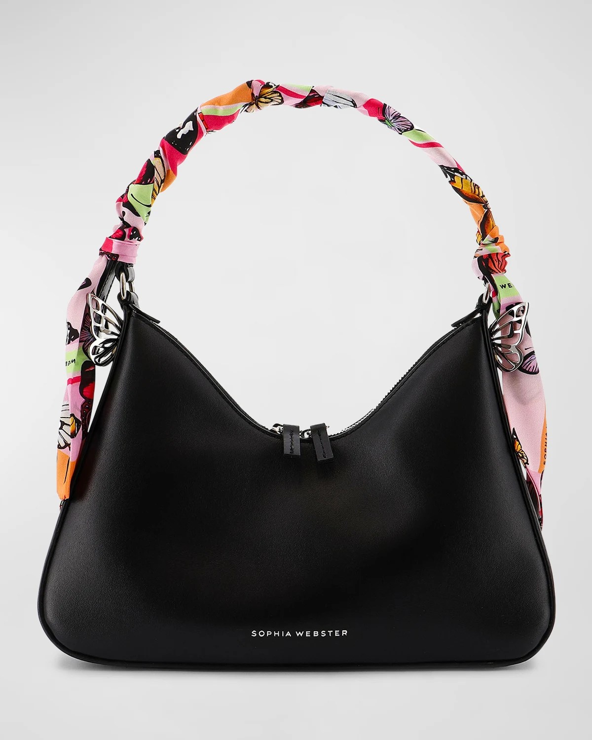 Sophia ster Mariposa Zip Leather Hobo Bag Neiman Marcus