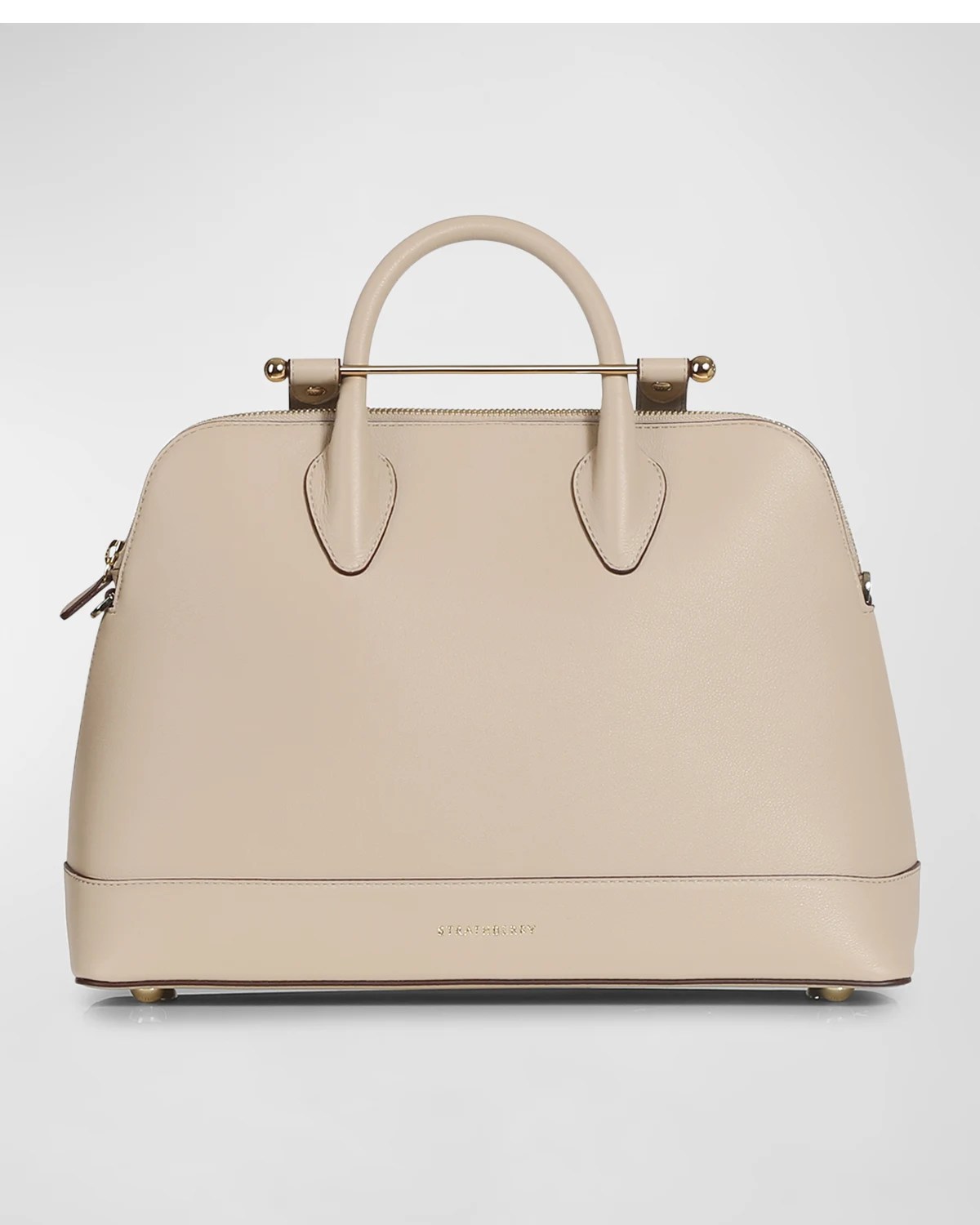 STRATHBERRY Dome Midi Leather TopHandle Bag Neiman Marcus