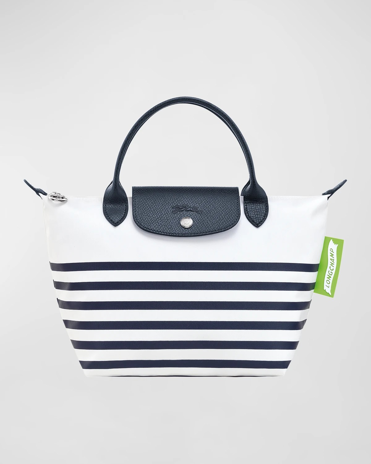 Longchamp Le Pliage Small Striped Nylon Tote Bag Neiman Marcus