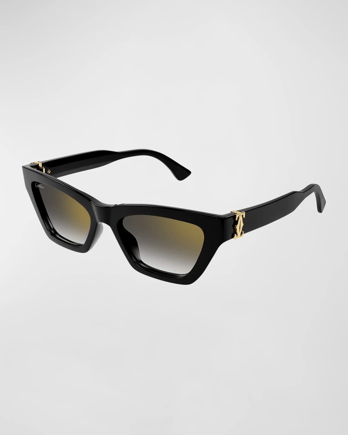 Cartier Rimless Panther Metal Alloy CatEye Sunglasses Neiman Marcus