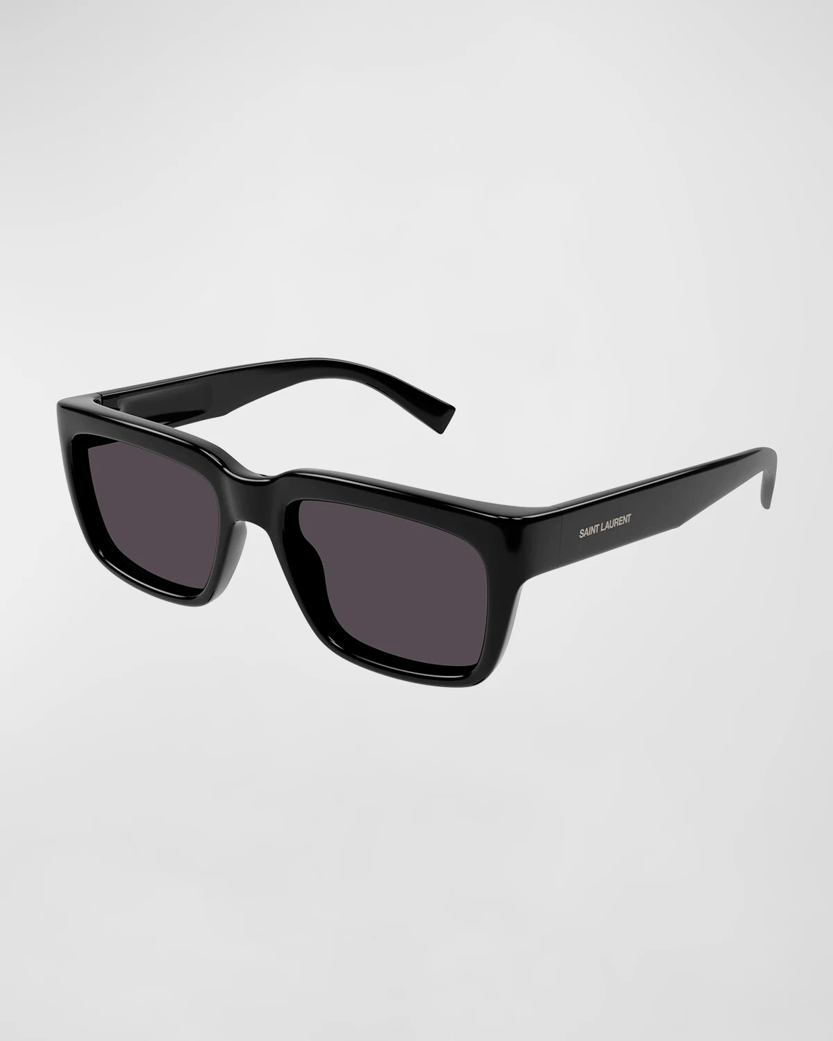 Saint Laurent Men's Sl 605 Metal Rectangle Sunglasses Neiman Marcus