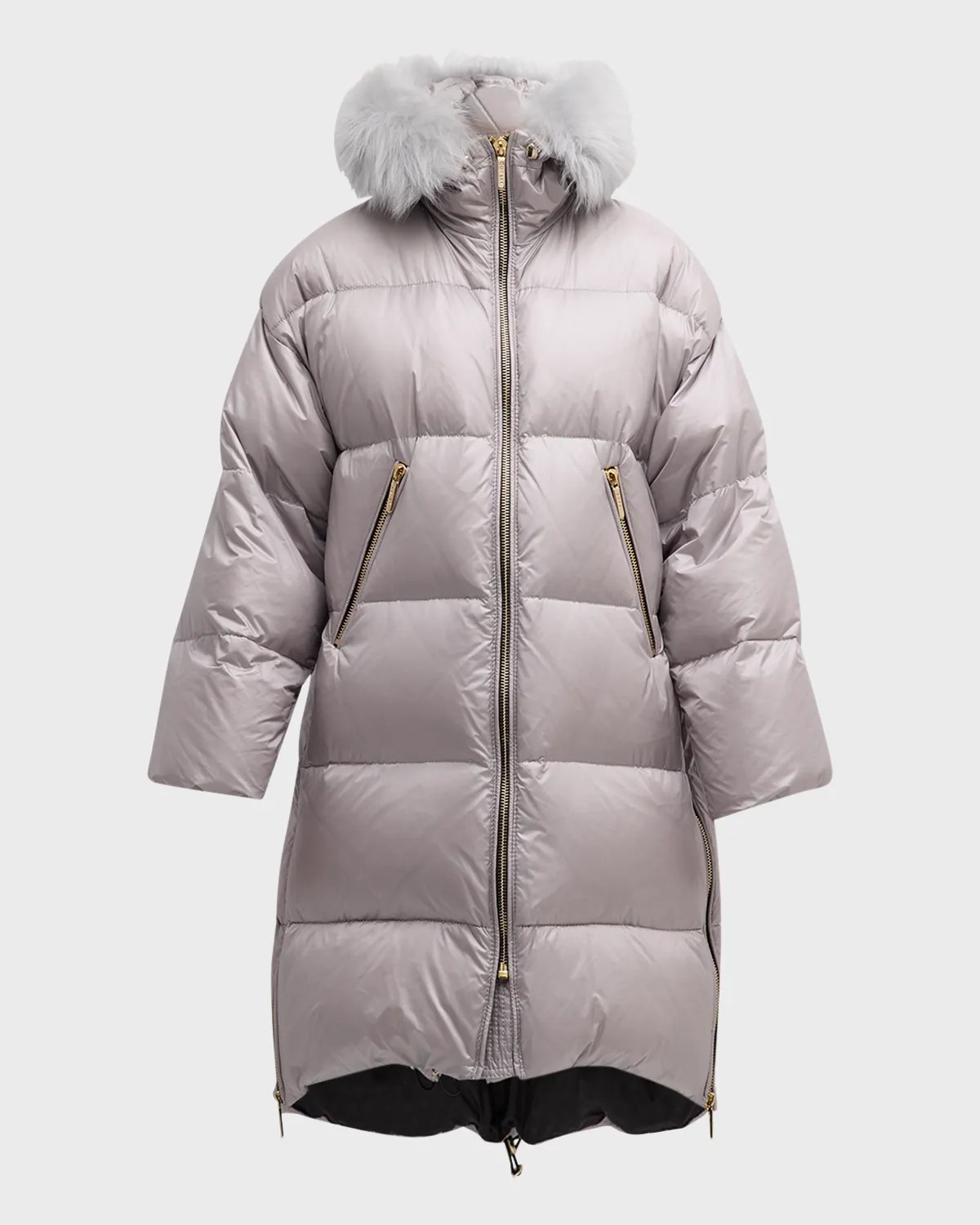 Gorski ApresSki DownFilled Jacket With Detachable Toscana Lamb