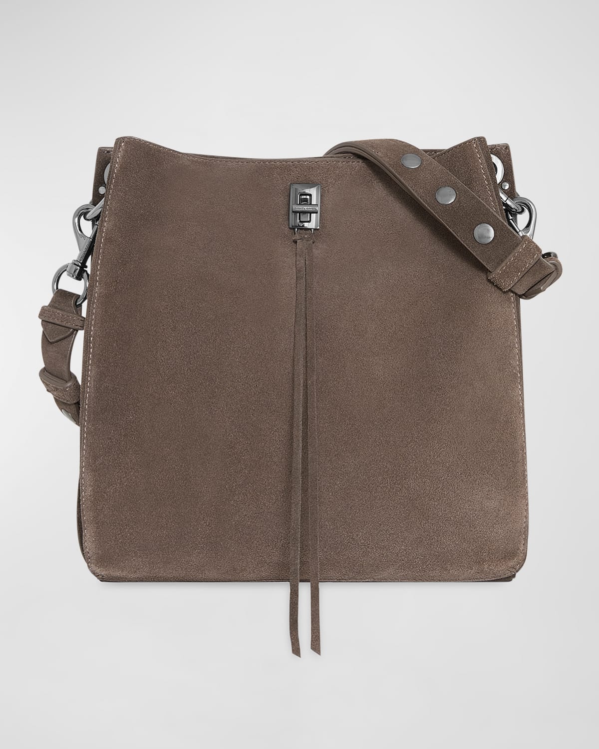 Rebecca Minkoff Darren Studded Bicolor Shoulder Bag Neiman Marcus