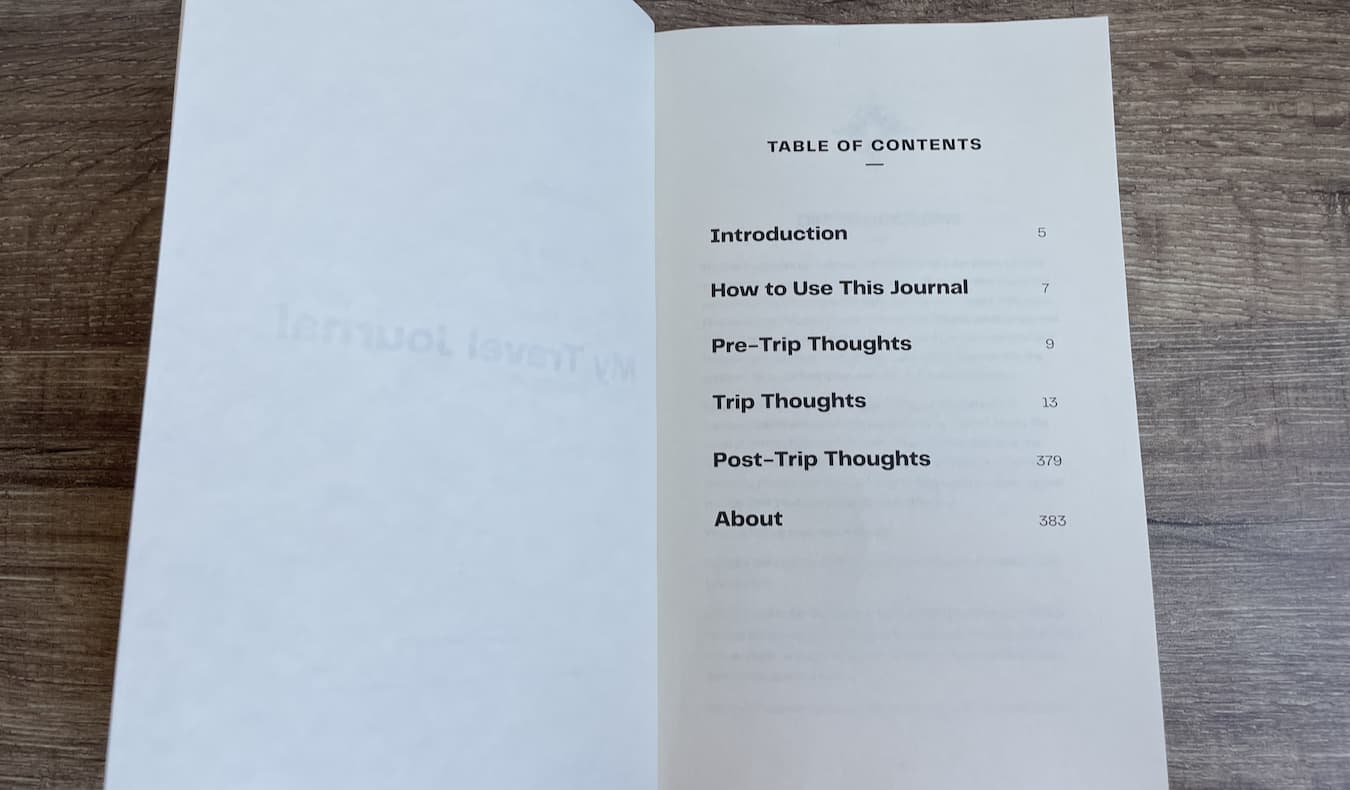 Remember Your Travels With This Travel Journal