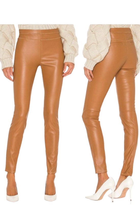 BLANK NYC Skinny Faux Leather Pants Elastic Waistb Nuuly Thrift