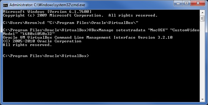 Increasing the screen resolution on your Mac OSX VM Dan Myers' Blog