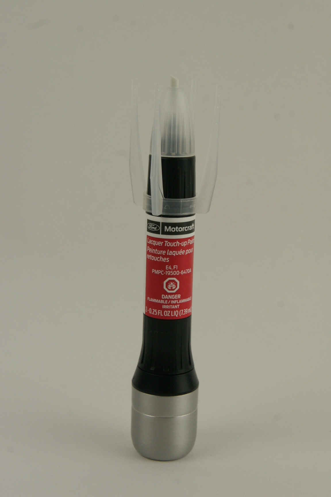 OEM Ford Touch Up Paint Vermillion Red Paint Code E4 PMPC195006470A + Clear Coat