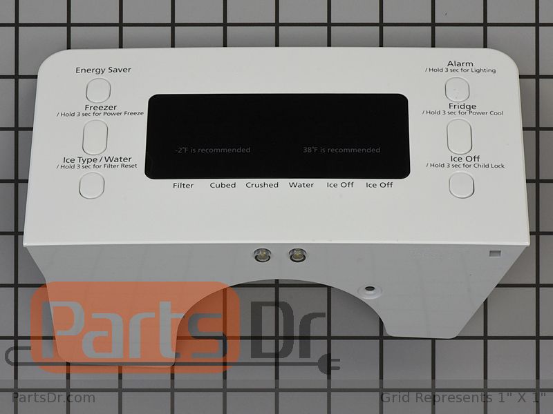 DA9705401R Samsung Refrigerator Dispenser Front Panel Parts Dr