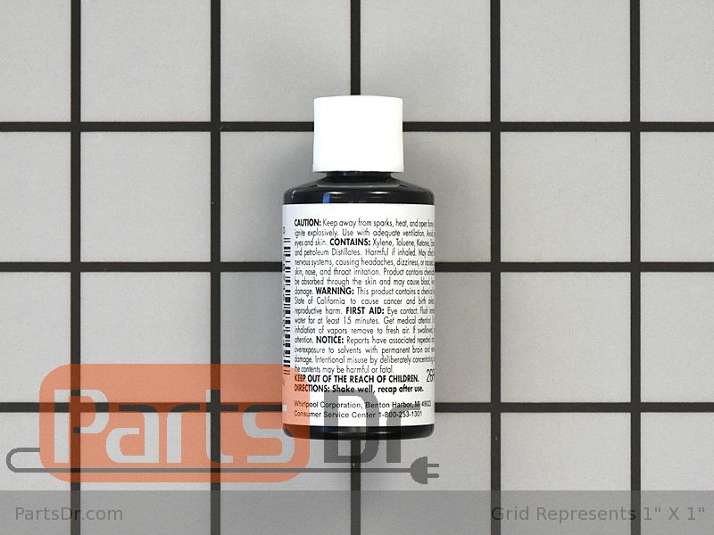 72032 Whirlpool Black Appliance Touch Up Paint Parts Dr