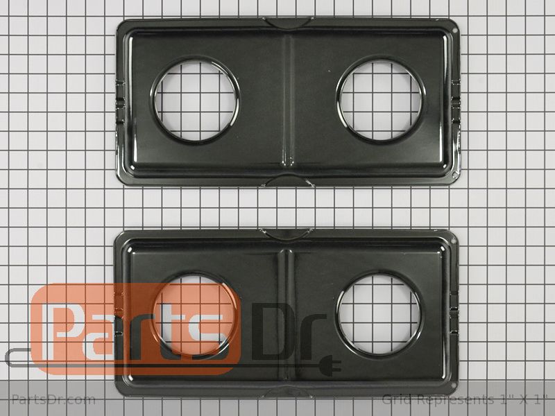 DPANSG Whirlpool Drip Pan Kit (Grey) Parts Dr