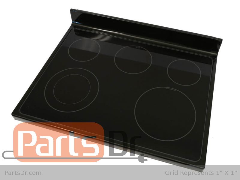W10691696 Whirlpool Cooktop (Black) Parts Dr