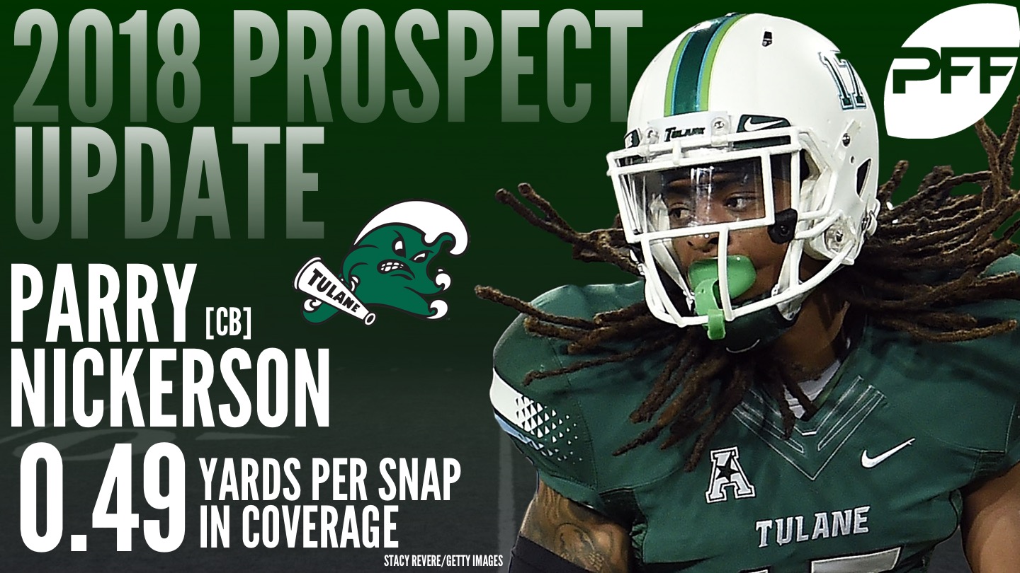 PFF Draft Watch Cornerback coverage numbers