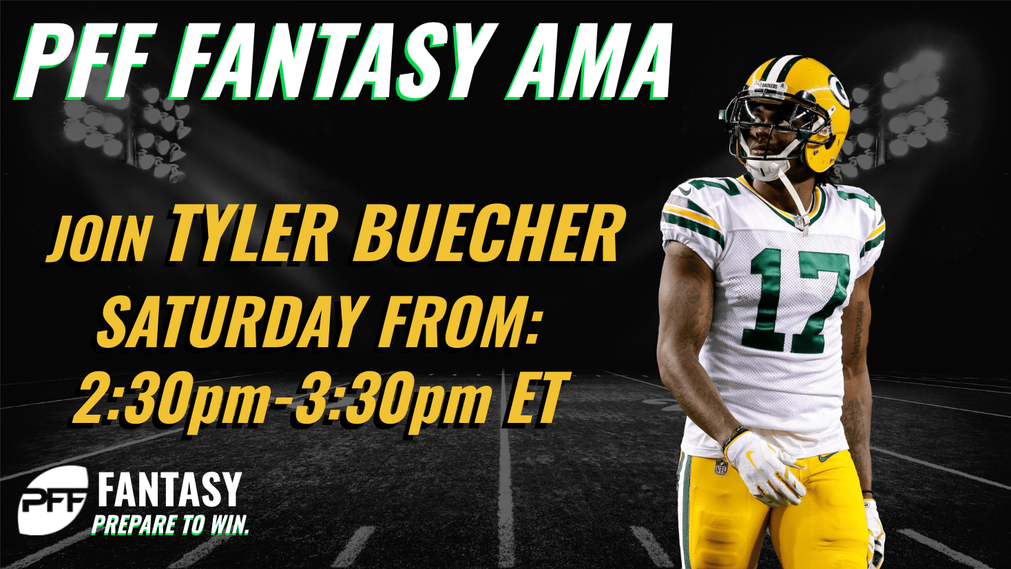 Chat LIVE with PFF Fantasy's Tyler Buecher 230330 p.m. ET Saturday