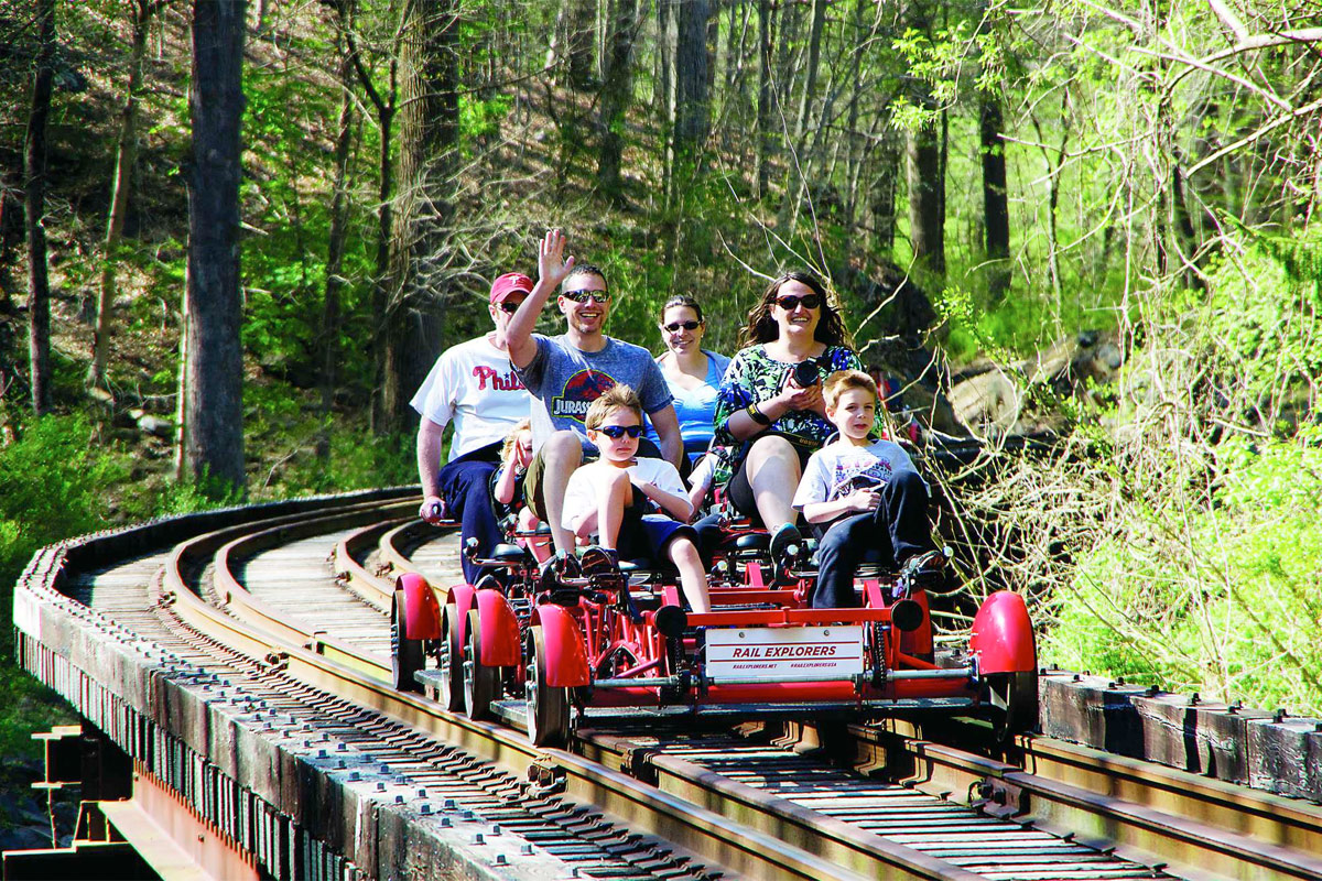 Rail Explorers makes tracks into Philly region with railbike excursions